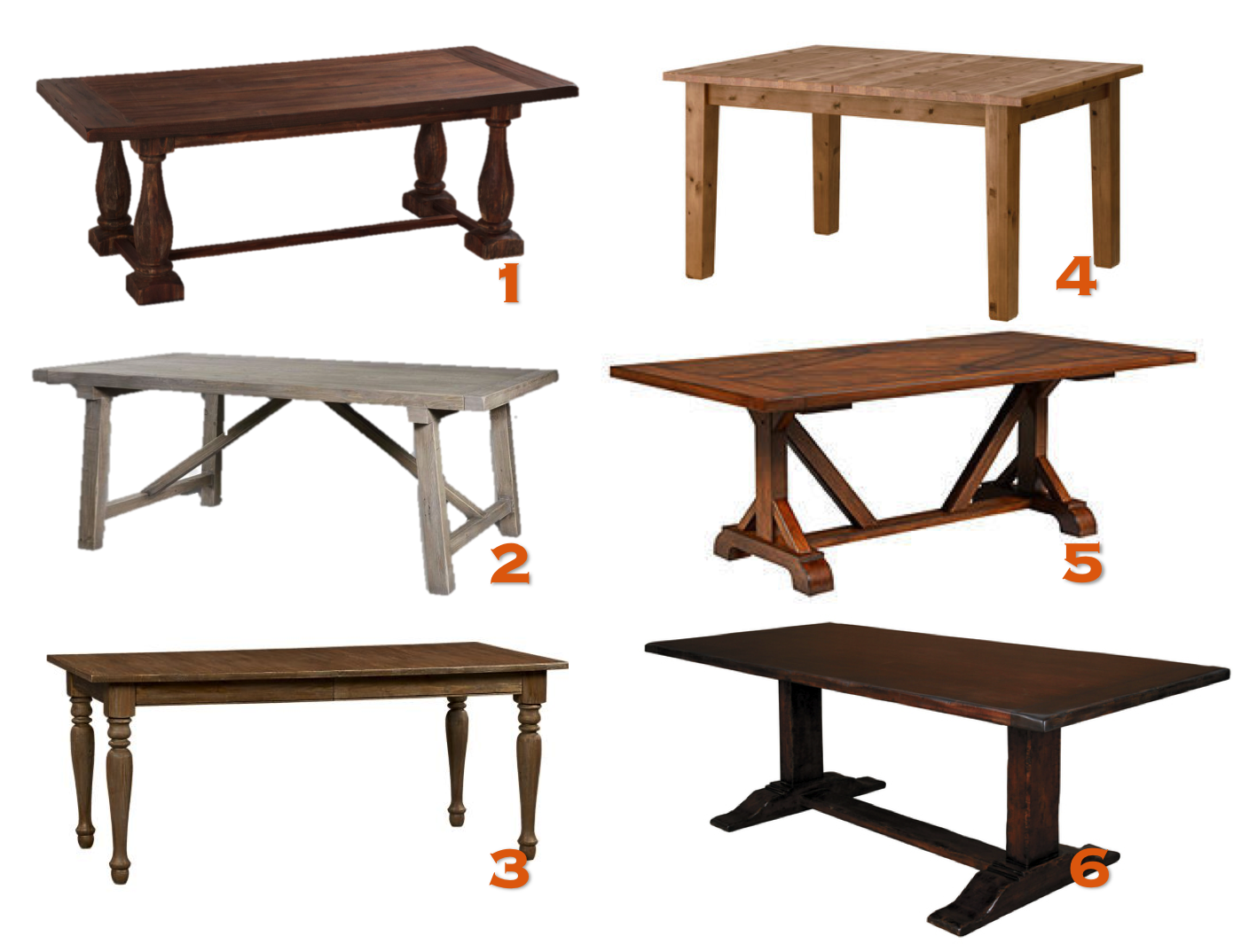 Rustic Farmhouse Tables Excellence at Home